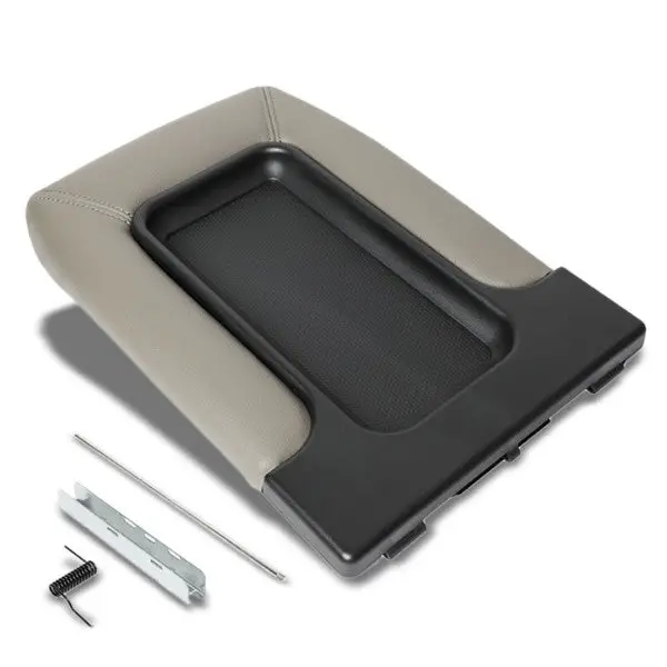 Grey Center Console Tray Lid Arm Rest Latch Replacement Kit For 01-07 Silverado 1