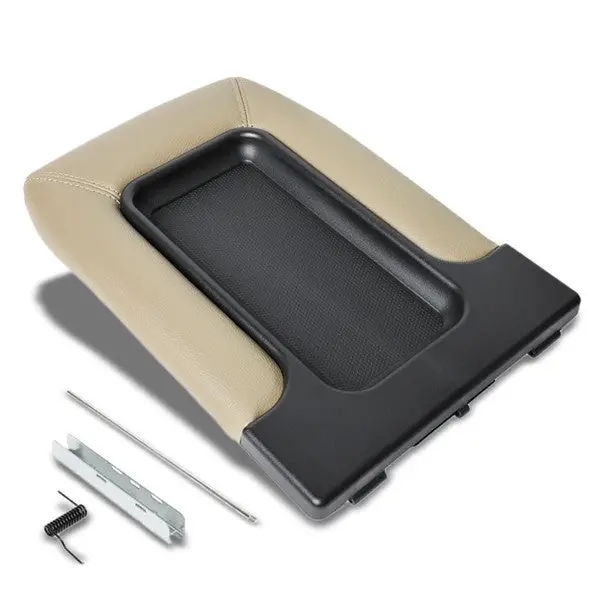 Beige Center Console Tray Lid Arm Rest Latch Replacement For 01-07 Silverado 1