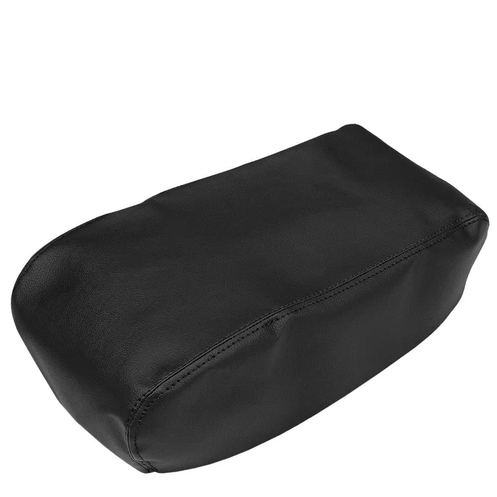 Black Center Console Armrest Cover Replacement For 08-10 Charger (Lx 6Th Gen) 1