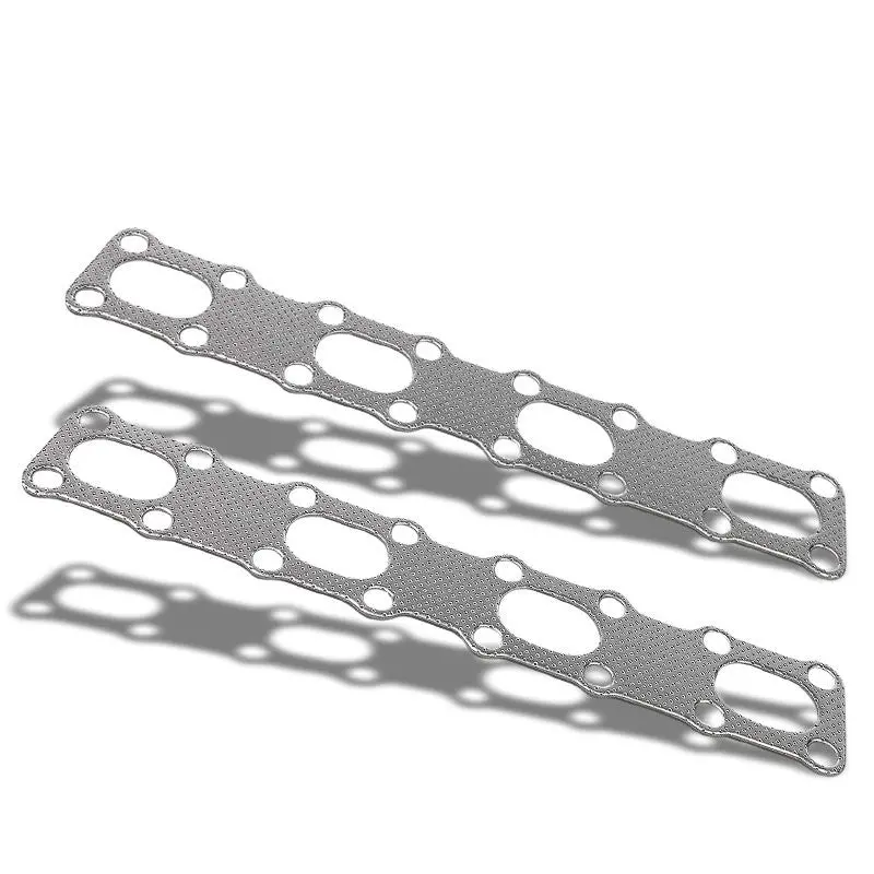 Bfc Aluminum Graphite Exhaust Gasket Replacement For 04-13 Infiniti Qx56 Base V8 1