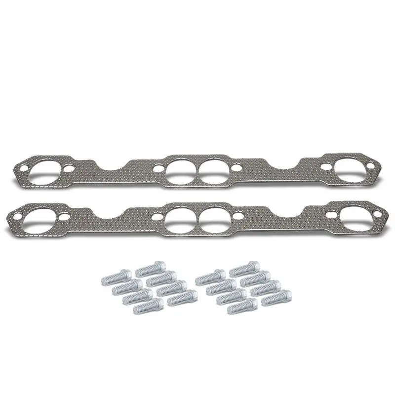 Bfc Aluminum Graphite Exhaust Gasket Replacement For 93-97 Chevrolet Camaro 5.7L 1