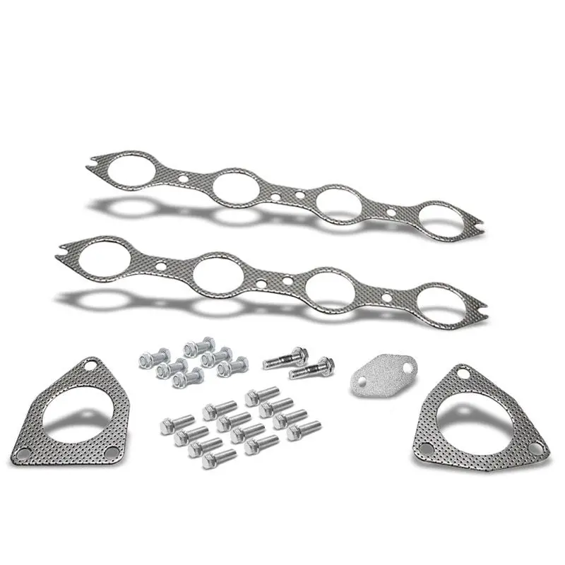 Bfc Aluminum Graphite Exhaust Gasket For 01-03 Chevrolet Silverado 1500 Hd 6.0L 1