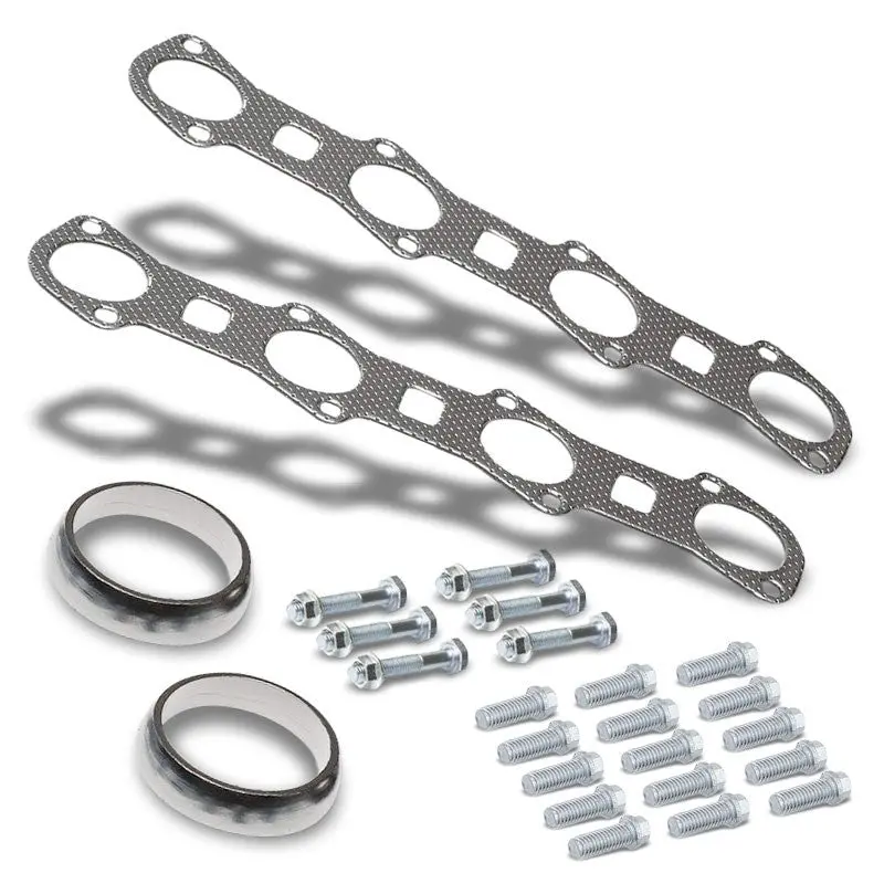 Bfc Aluminum Graphite Exhaust Gasket Replacement For 99-03 F-150 5.4L V8 Sohc 1