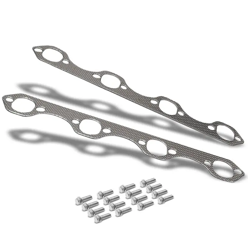 Bfc Aluminum Graphite Exhaust Gasket Replacement For 87-96 Ford Bronco 5.8L V8 1
