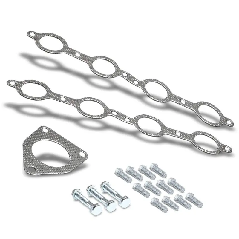 Bfc Aluminum Graphite Exhaust Gasket For 99-13 Chevrolet Silverado 1500/2500 V8 1