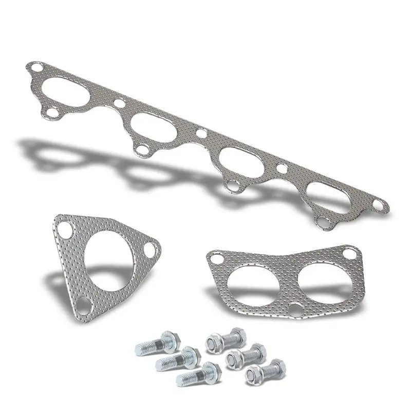Bfc Aluminum Graphite Exhaust Gasket For 92-96 Honda Prelude Si Coupe 2.3L Dohc 1