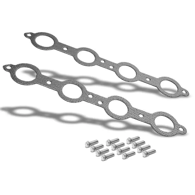 Bfc Aluminum Graphite Exhaust Gasket For 07-13 Chevrolet Silverado 1500 6.0L V8 1