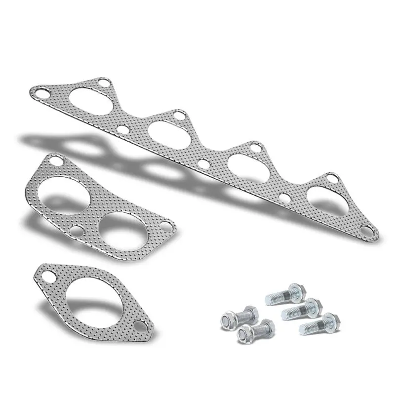 Bfc Aluminum Graphite Exhaust Gasket Replacement For 02-07 Mitsubishi Lancer 1