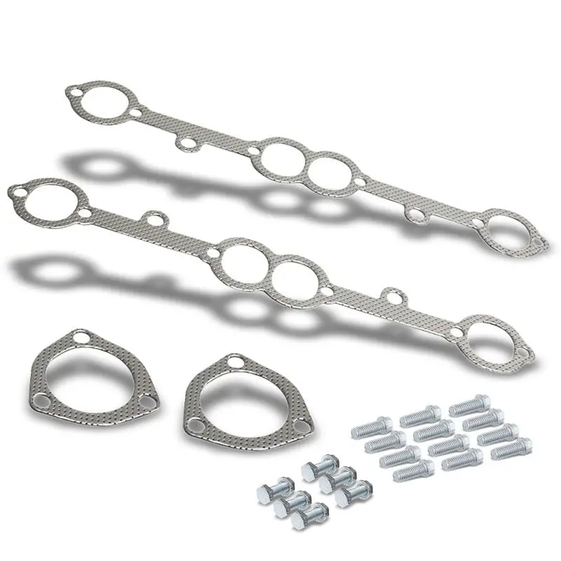 Bfc Aluminum Graphite Exhaust Gasket For 84-91 Chevrolet Small Block Engine 1
