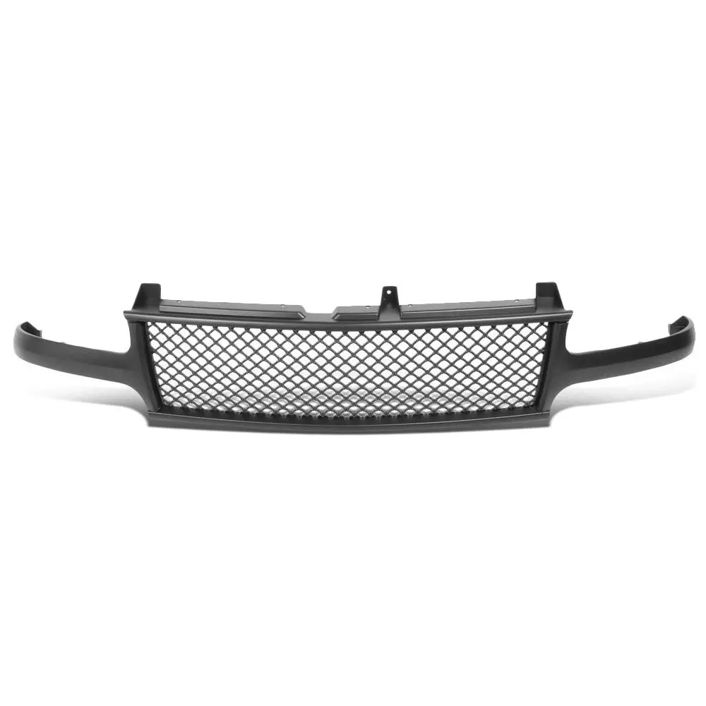 Matte Black Badgeless Mesh Style Front Grille For 00-06 Tahoe 1
