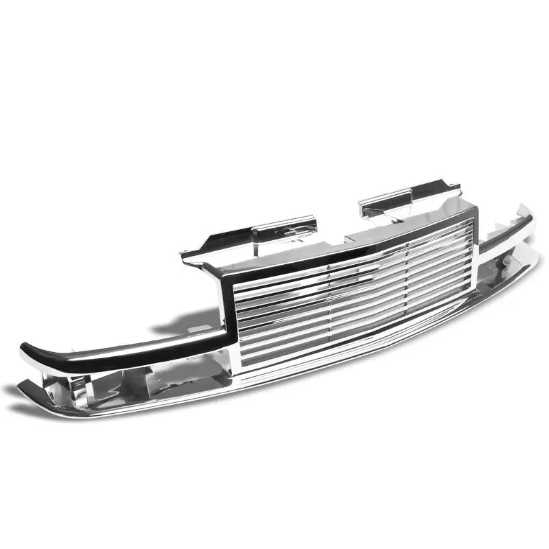 Chrome Vent Style Replacement Front Grille For Chevrolet 98-04 Blazer 4.3L V6 1