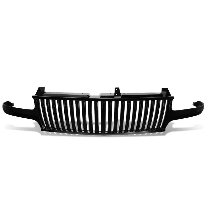 Black Vertical Style Replacement Front Grille For 00-06 Suburban 1500/2500 V8 1