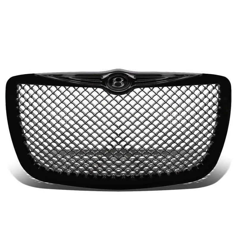 Black Diamond Mesh Style Replacement Front Grille For 05-10 300 V6/V8 Dohc/Sohc 1