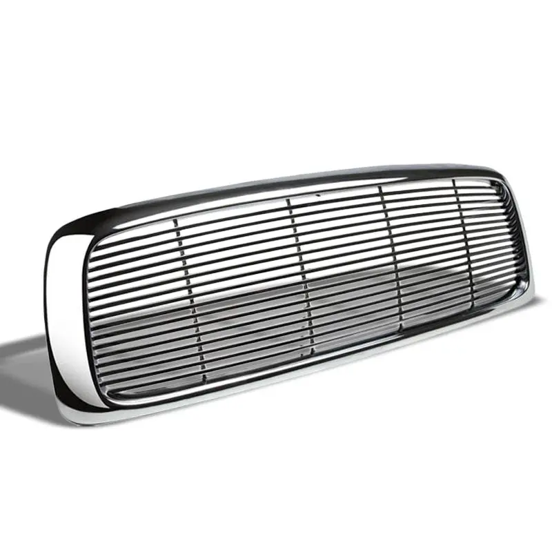 Chrome Vent Style Replacement Grille For Dodge 02-05 Ram 1500/2500/3500 V8/V10 1