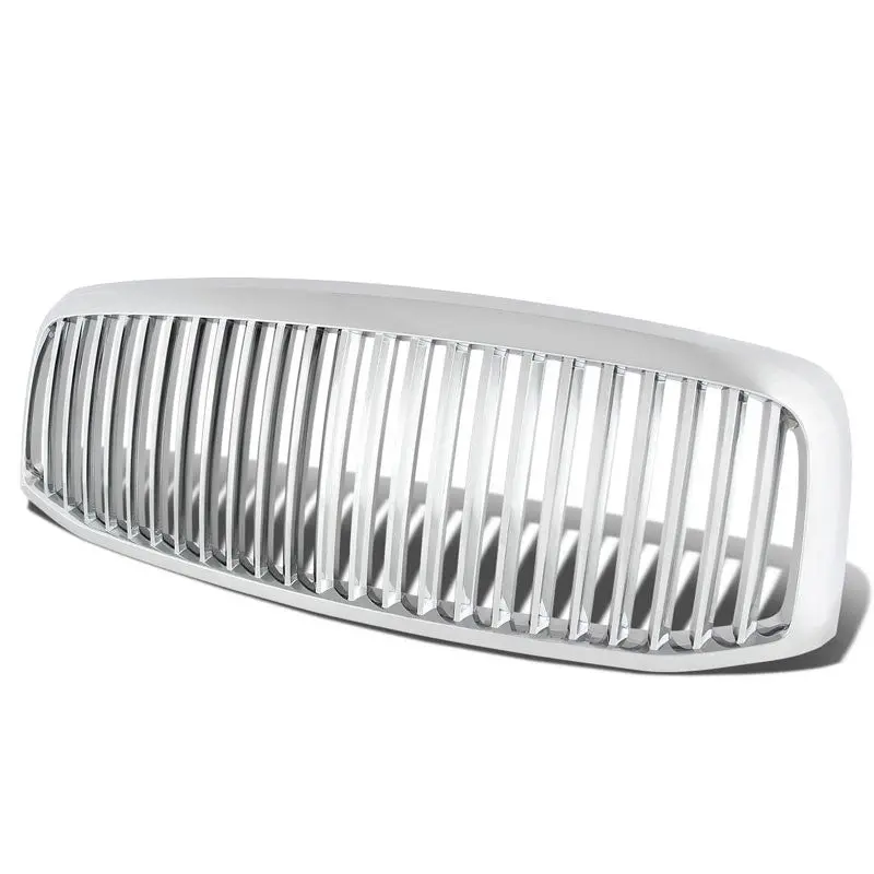 Chrome Vertical Style Replacement Front Grille For 06-08 Ram 1500/2500 V6/V8 1
