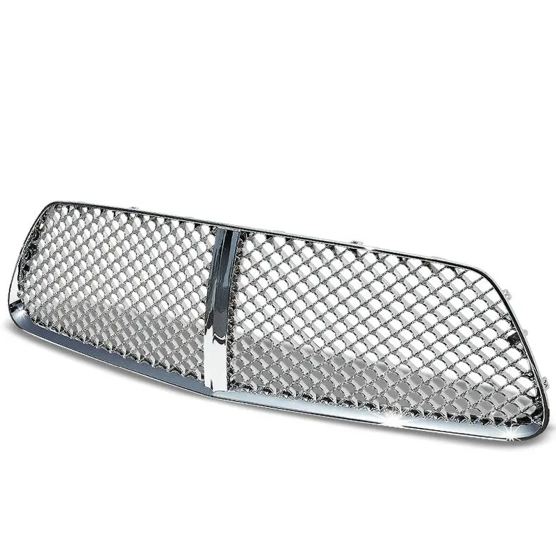 Chrome Diamond Mesh Style Replacement Grille For 11-14 Charger Lx Sedan V6/V8 1