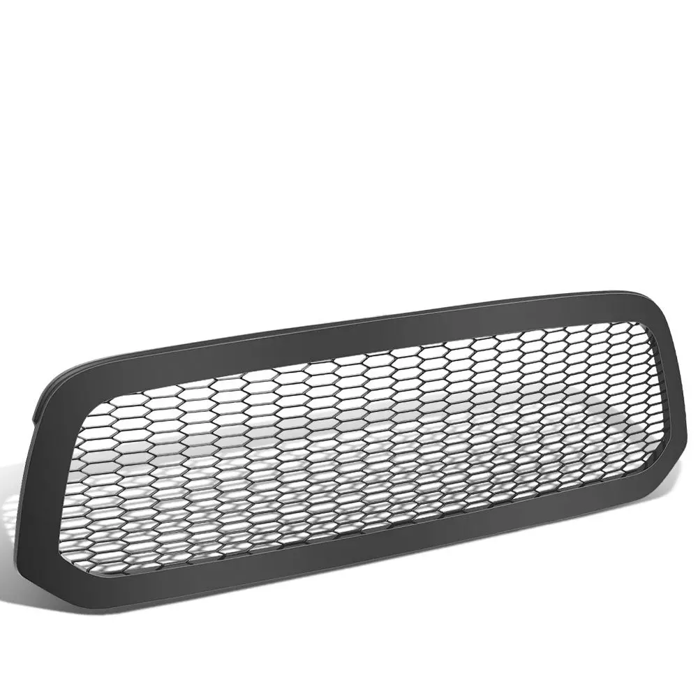 Matte Black Badgeless Vertical Style Front Grille For 13-18 Ram 1500 1