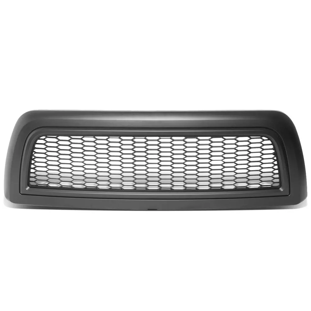 Black Matte Badgeless Vertical Slat Style Front Grille For 10-18 Ram 2500/3500 1