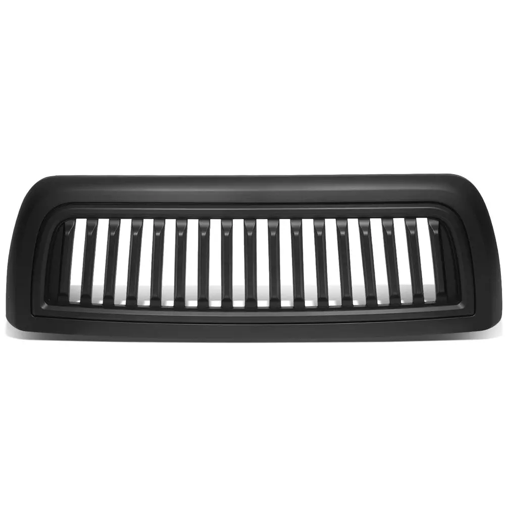 Black Matte Badgeless Vertical Slat Style Front Grille For 10-18 Ram 2500 1