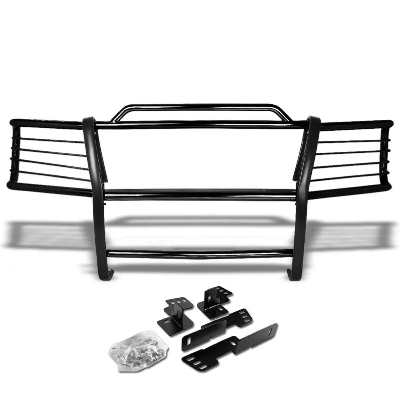 Black Mild Steel Full Front Grille Guard For 00-06 Chevrolet Tahoe 4.8L/5.3L 1