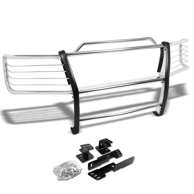 Metallic Mild Steel Full Front Grille Guard For 00-06 Chevrolet Tahoe 4.8L/5.3L 1