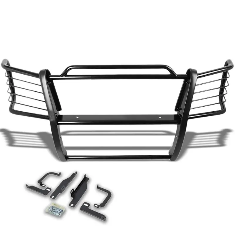 Black Mild Steel Front Bumper Brush Grill Guard For 03-06 Silverado 1500Hd/2500 1