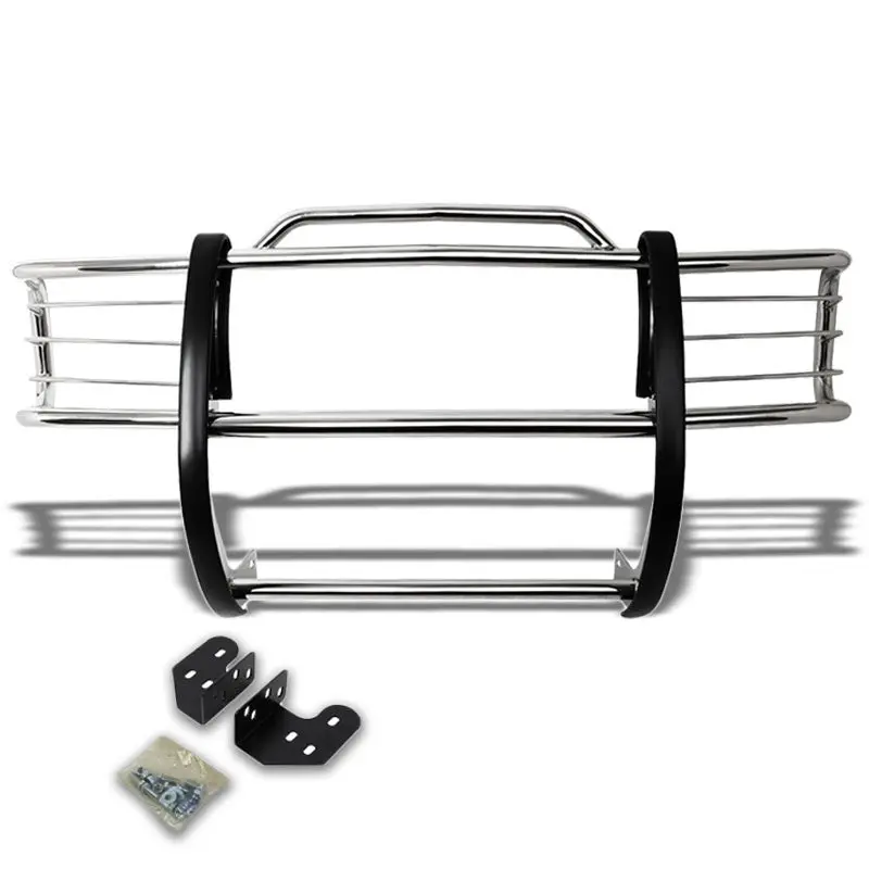 Chrome Mild Steel Front Bumper Brush Grill Guard For 98-04 Blazer/88-04 Sonoma 1