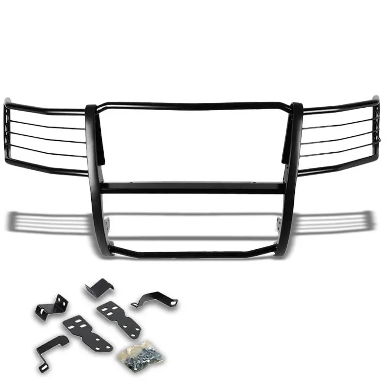 Black Mild Steel Front Bumper Brush Grill Guard For Chevy 07-13 Silverado 1500 1