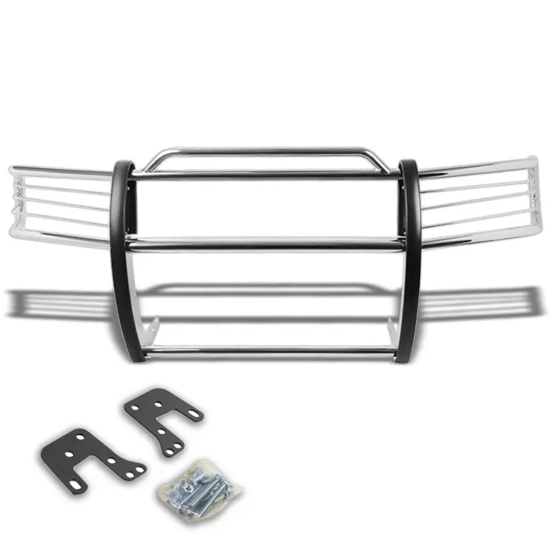 Chrome Mild Steel Front Bumper Grill Guard For 94-01 Ram 1500/94-02 Ram 25/3500 1