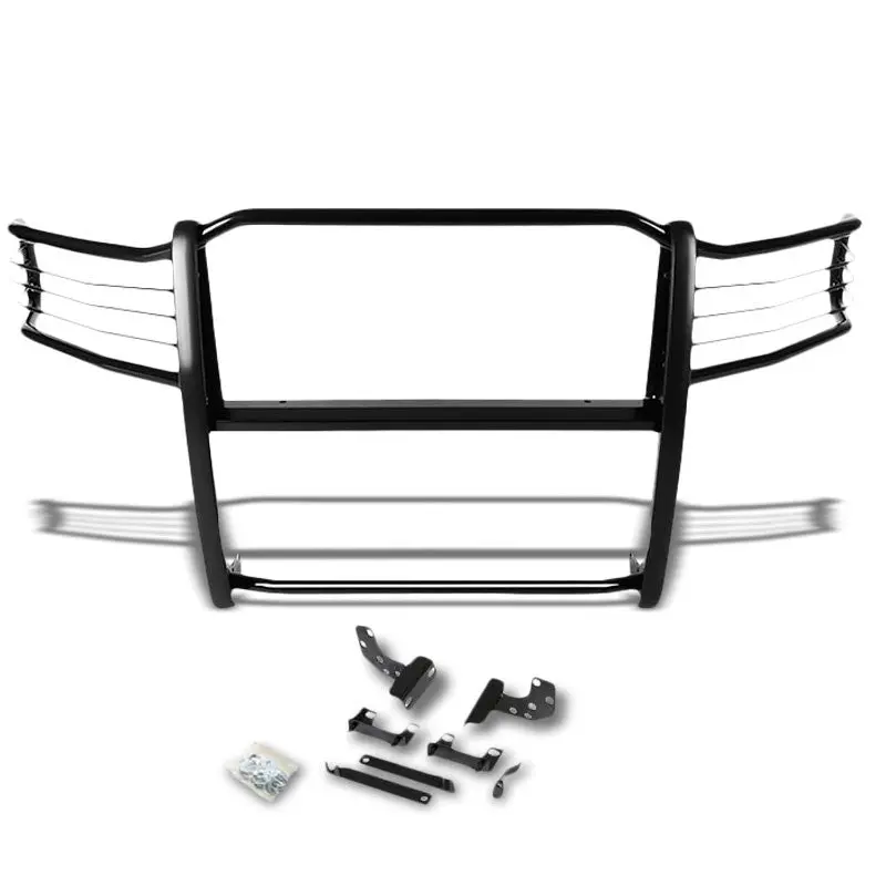 Black Mild Steel Front Bumper Brush Grill Protection Guard For 09-17 Ram 1500 1