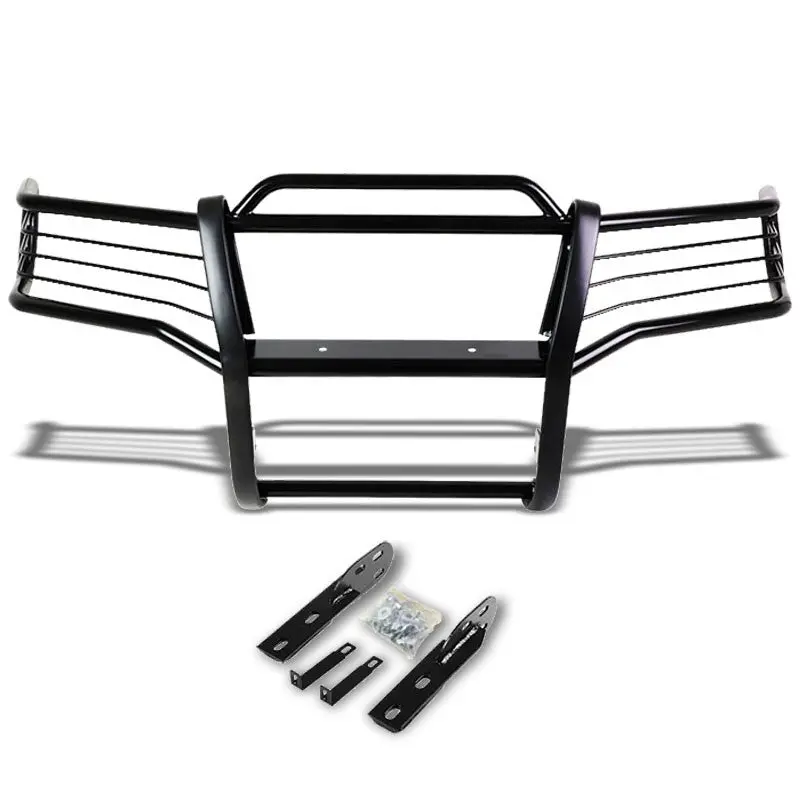Black Mild Steel Front Bumper Brush Grill Guard For 01-05 Explorer Sport Trac 1