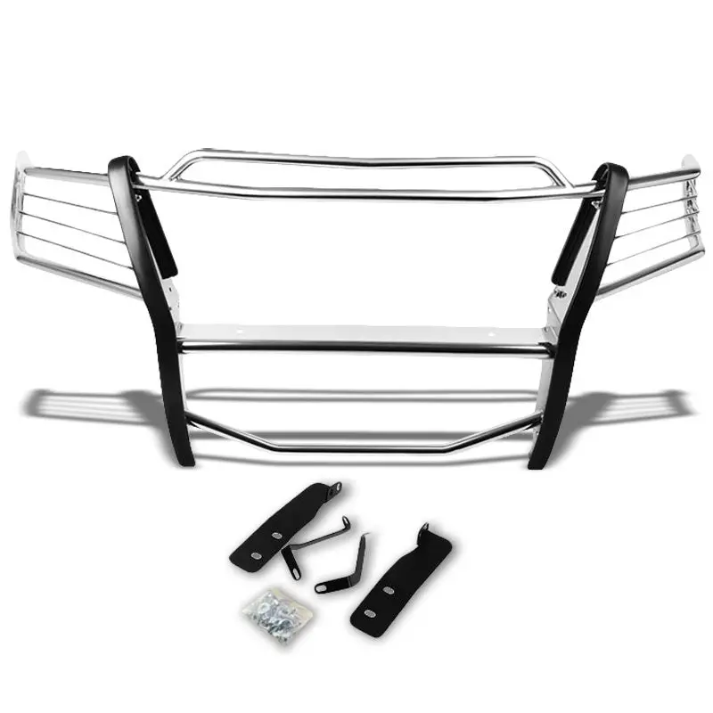 Chrome Mild Steel Front Bumper Brush Grill Protection Guard For Ford 04-08 F-150 1