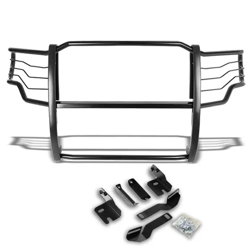 Black Mild Steel Front Bumper Brush Grill Protection Guard For Ford 09-14 F-150 1