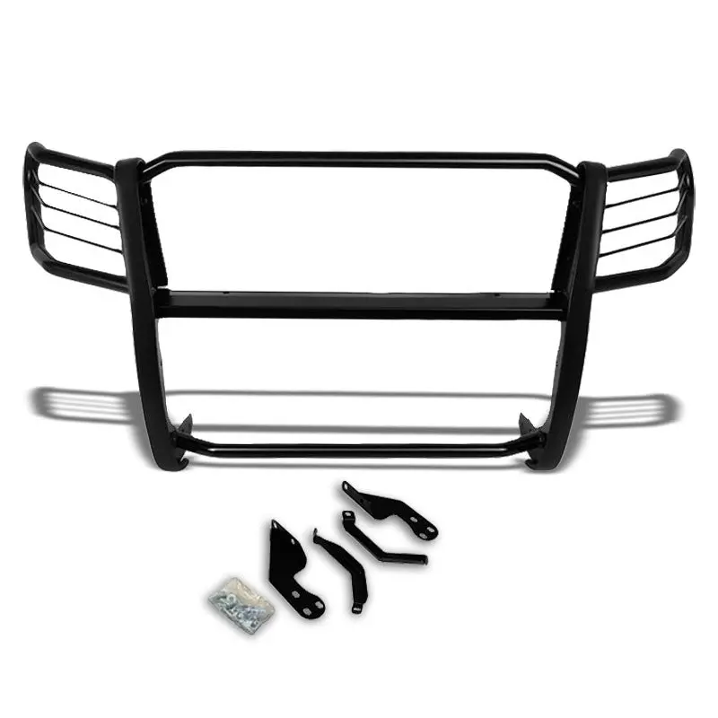 Black Mild Steel Front Bumper Brush Grill Guard For Nissan 08-12 Pathfinder R51 1