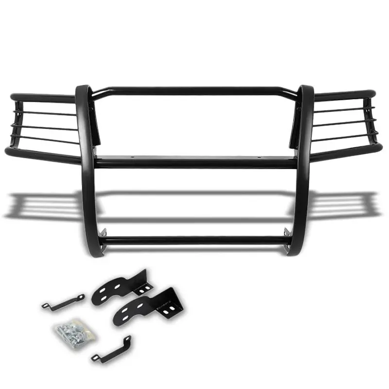 Black Mild Steel Front Bumper Grill Protection Guard For Toyota 98-04 Tacoma 1