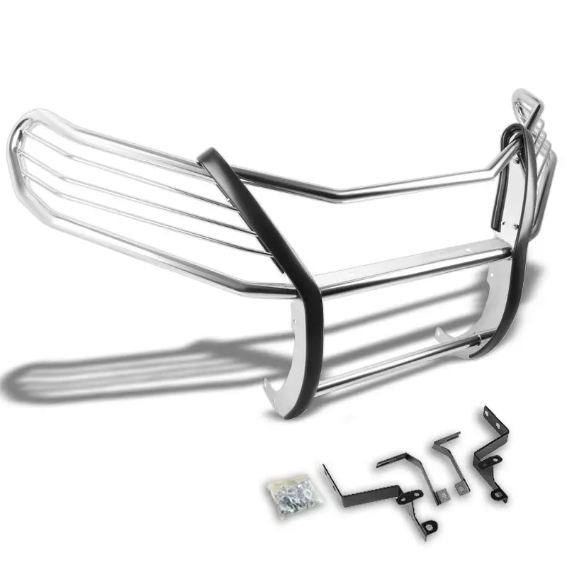 Metallic Mild Steel Full Front Bumper Grille Guard For 13-17 Toyota Rav4 Xa40 1
