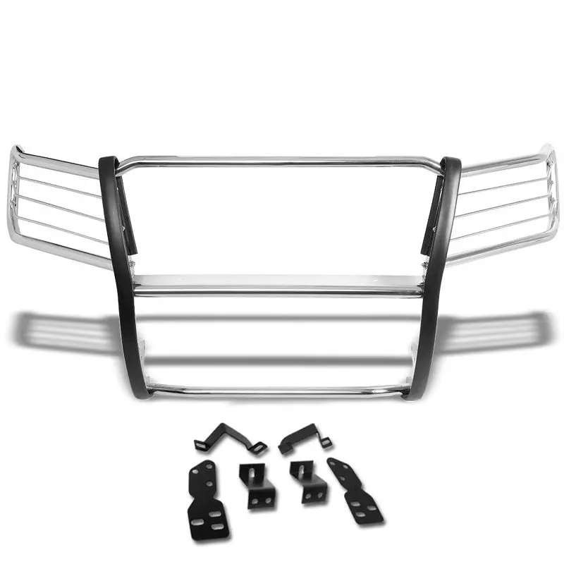 Metallic Mild Steel Full Front Grille Guard For 07-14 Chevrolet Tahoe 4.8L/5.3L 1