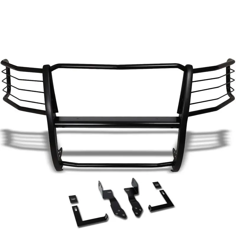 Black Mild Steel Full Front Grille Guard For 11-14 Chevrolet Silverado 2500 Hd 1