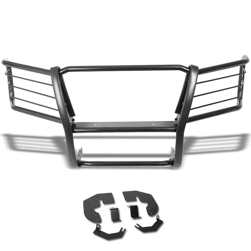 Black Mild Steel Full Front Grille Guard For 04-12 Chevrolet Colorado 2.8L/3.5L 1