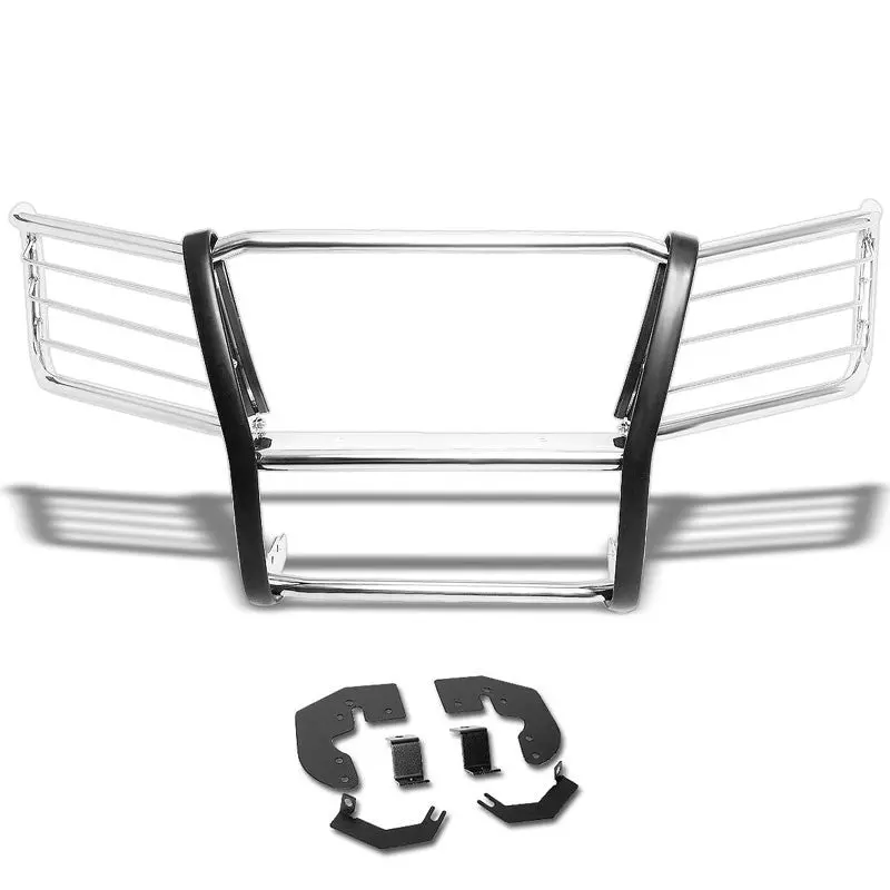 Metallic Mild Steel Full Front Grille Guard For 04-12 Chevrolet Colorado 2.8L 1