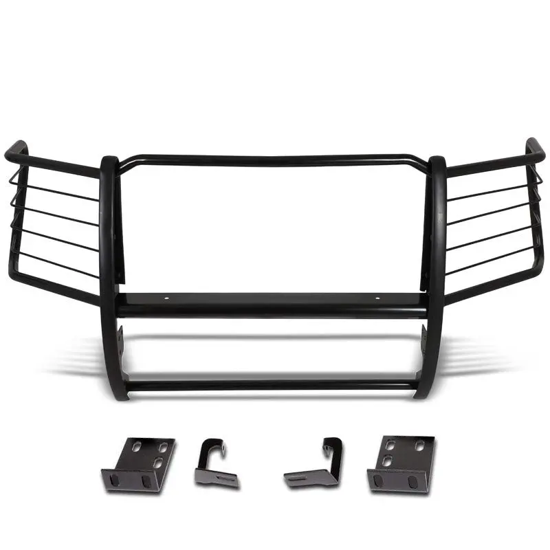 Black Mild Steel Full Front Grille Guard For 11-16 Ford F-250 Super Duty 6.2L 1