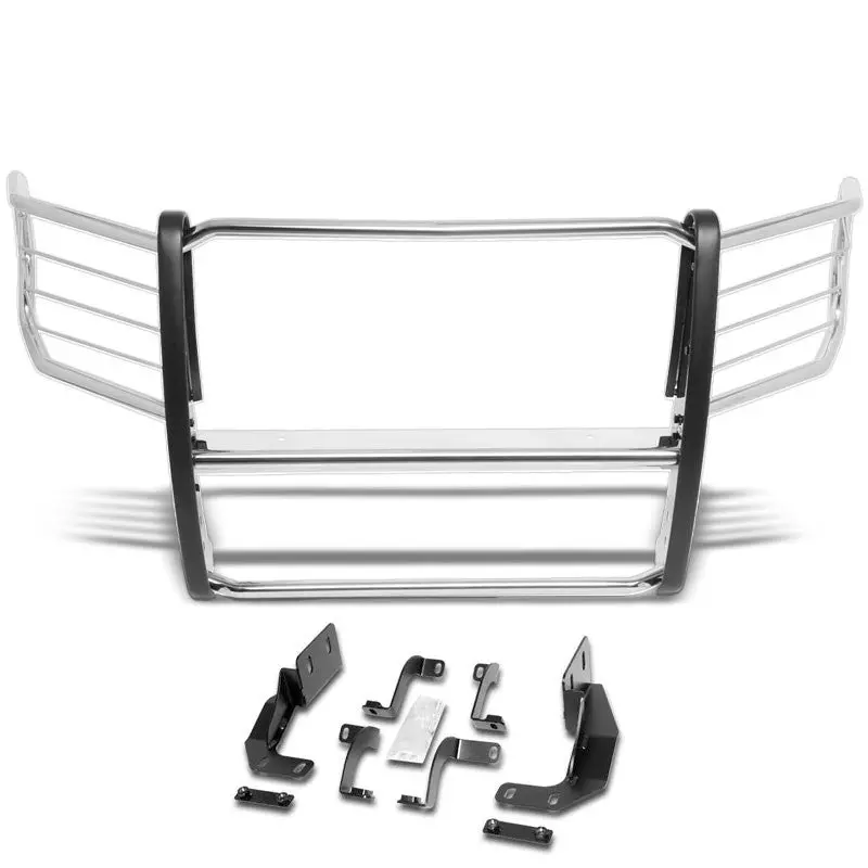 Metallic Mild Steel Full Front Grille Guard For 15-19 Ford F-150 2.7L/3.0L/5.0L 1