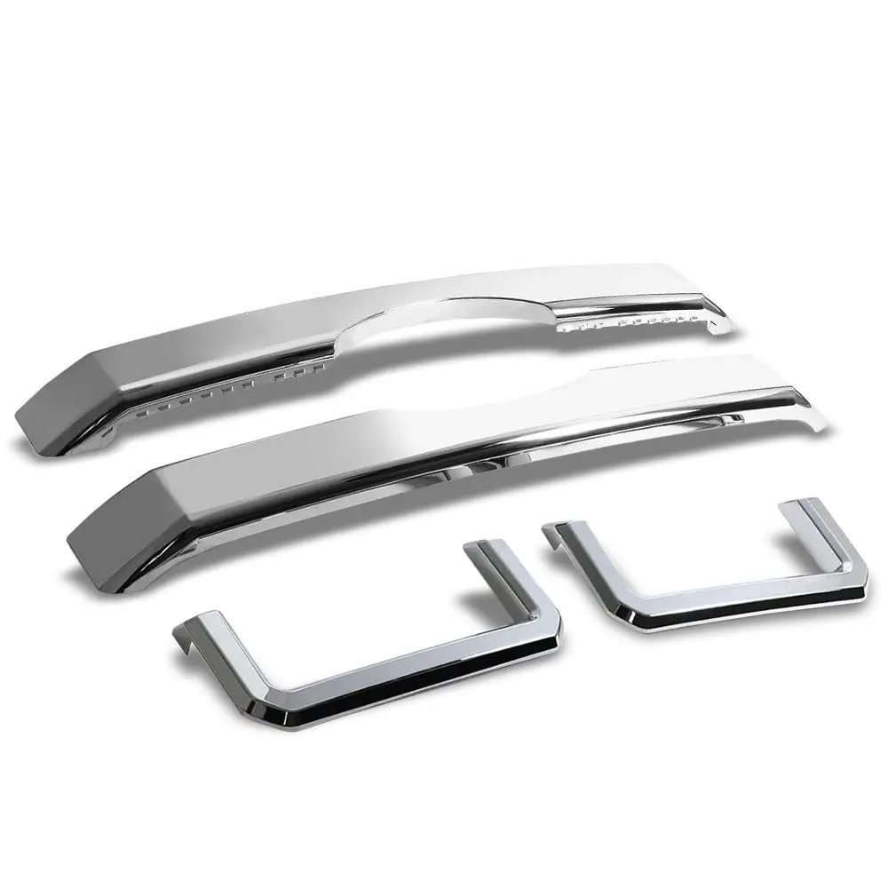 Set Of 4 Chrome Front Bumper Overlay Grille Cover For 11-16 Ford F250/F350 Sd 1