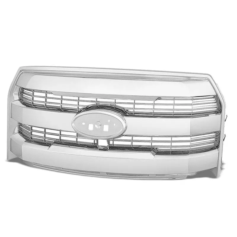 Chrome Vent Style Front Replacement Bumper Grille For 15-17 Ford F-150 V6/V8 1