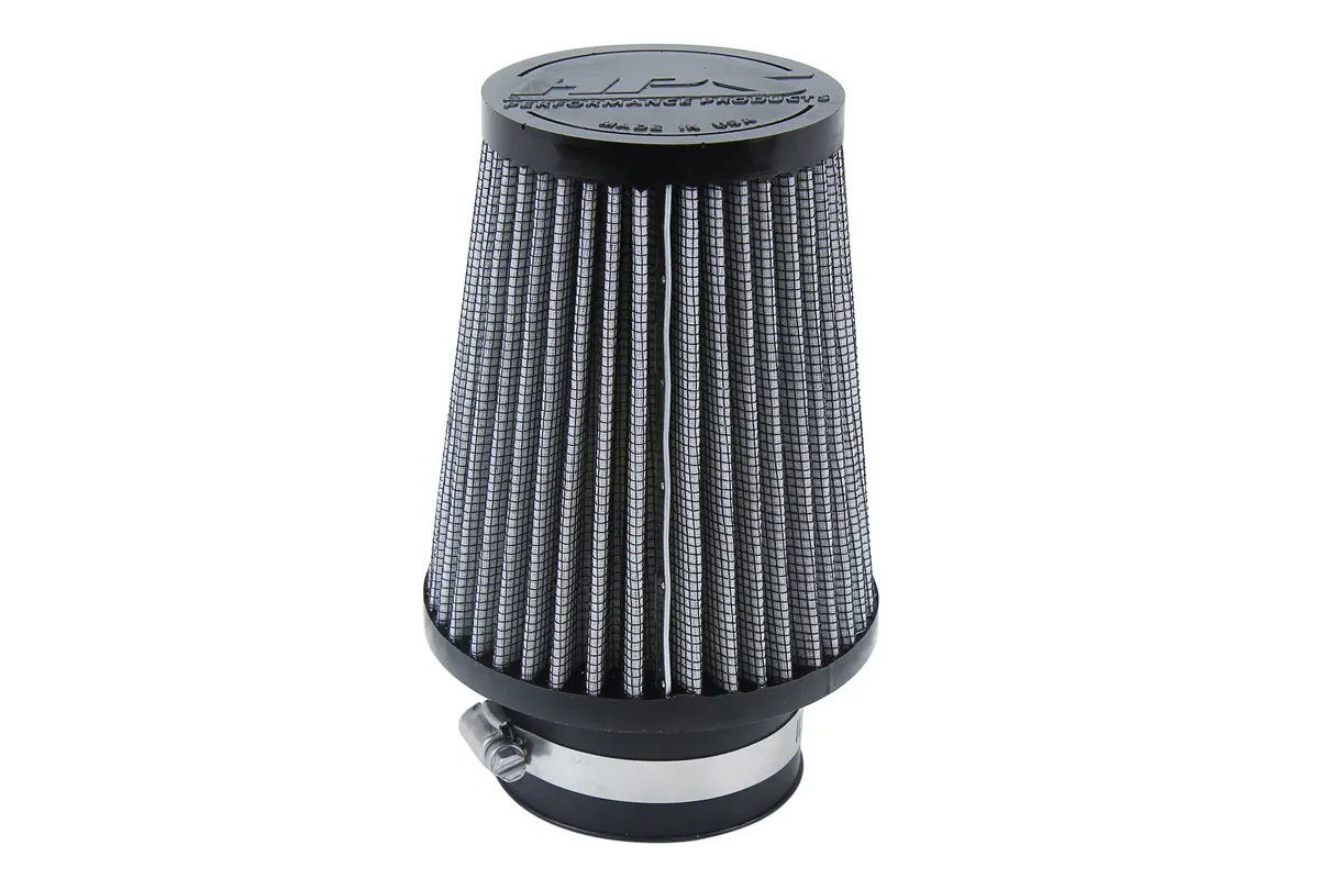 Hps 2.75" White Round Tapered Intake Air Filter 7.75" Length, 4.87" Base, 3.5" Top. Hps-4296 1