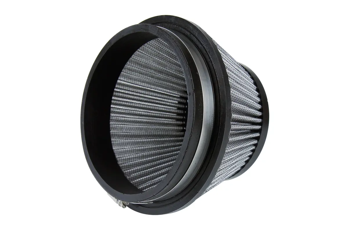 Hps 6" White Round Tapered Intake Air Filter 5" Length, 7.5" Base, 5" Top. Hps-4302 2