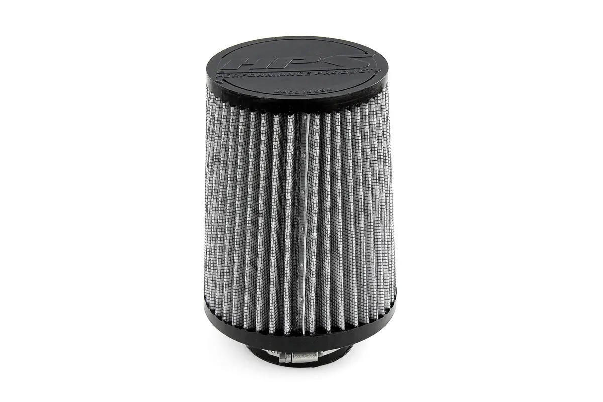 Hps 2.75" White Round Tapered Intake Air Filter 8.25" Length, 5.5" Base, 4.75" Top. Hps-4335 1