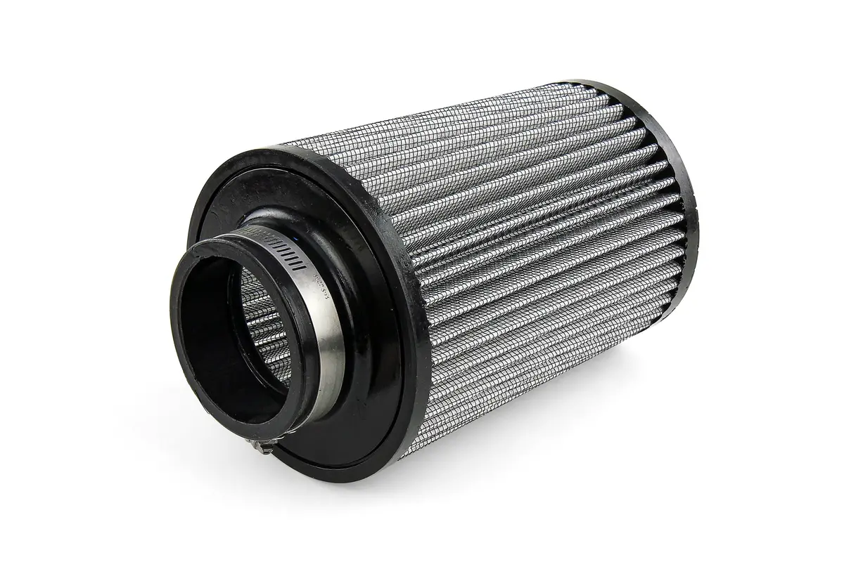 Hps 2.75" White Round Tapered Intake Air Filter 8.25" Length, 5.5" Base, 4.75" Top. Hps-4335 2