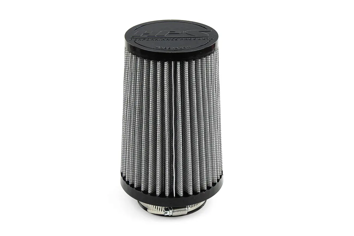 Hps 2.75" White Round Tapered Intake Air Filter 8" Length, 4.75" Base, 4" Top. Hps-4336 1