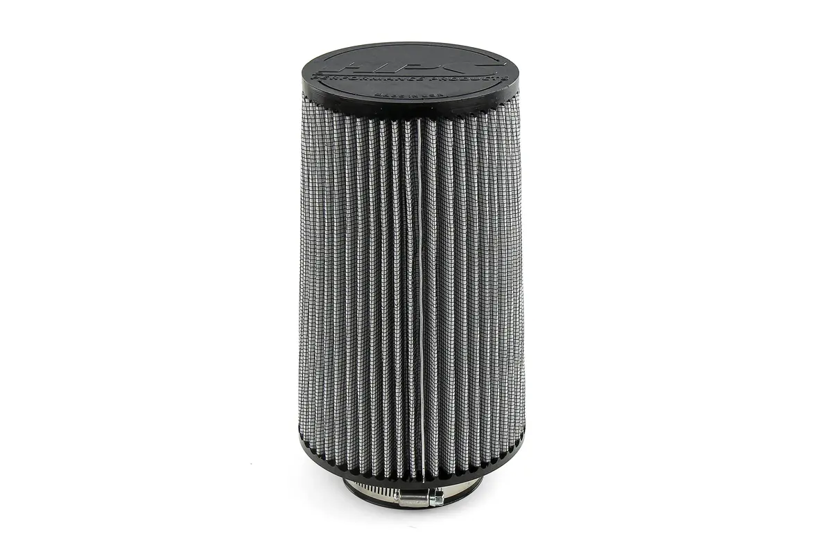 Hps 3" White Round Tapered Intake Air Filter 10.25" Length, 5.5" Base, 4.75" Top. Hps-4337 1